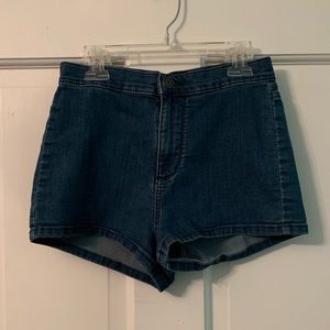 Garage High Rise Stretch Jean Shorts Size 0